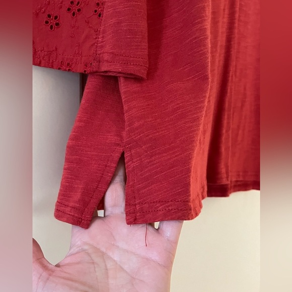 NWT Nine West Jeans brand Henley Style 3/4 Sleeve Women’s size Small - Picture 11 of 16